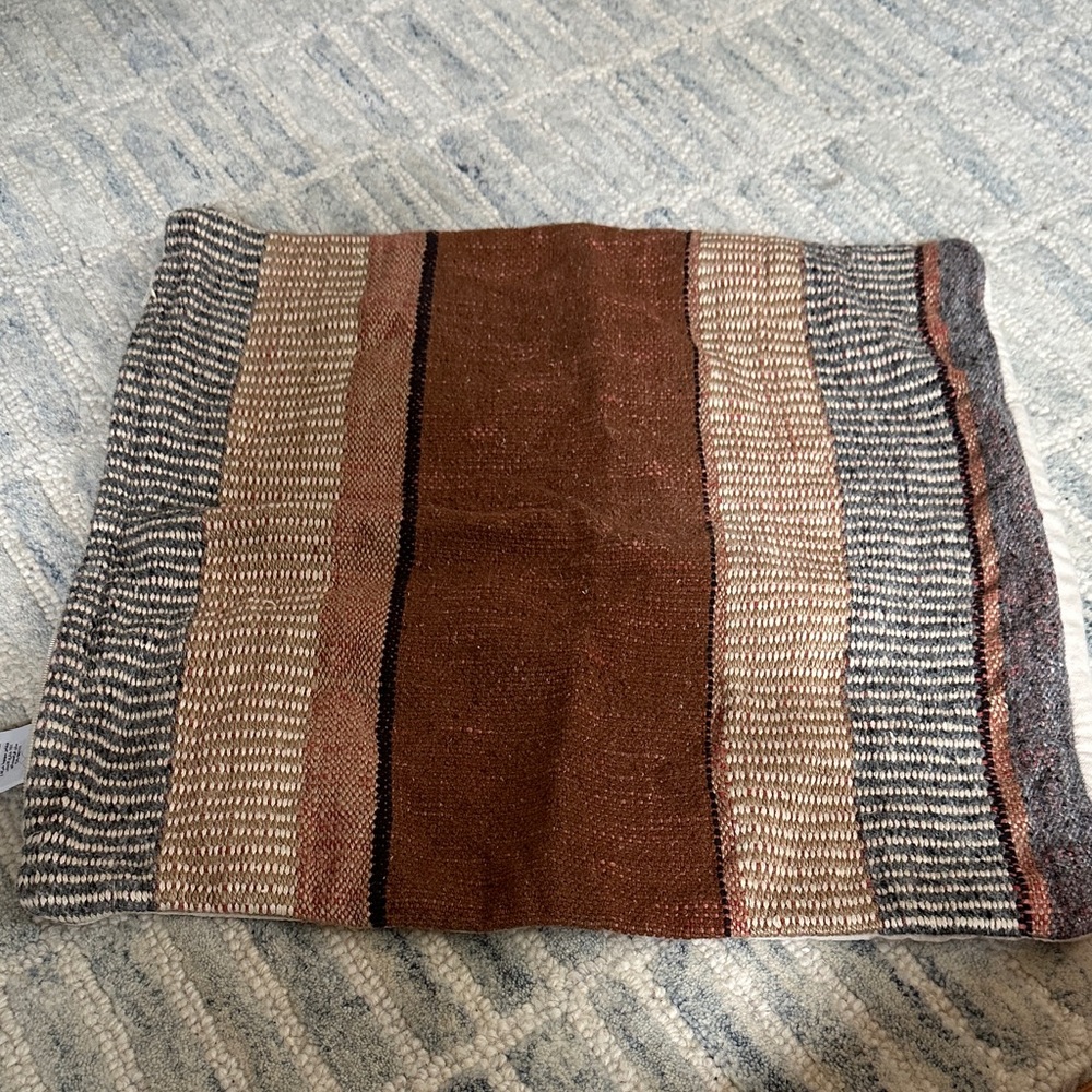 West Elm Multi-Striped Pillow Case 20x20